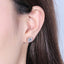 14K/18K Gold 8mm Round Cut D Color Moissanite Diamond Classic Stud Earrings