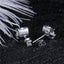 14K/18K Gold Round Cut 6.5mm D Color Moissanite Diamond Classic Stud Earrings
