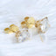 14K/18K Gold 10mm Round D Color Moissanite Diamond Classic Stud Earrings