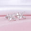 14K/18K Gold 2x4mm Marquise Cut 1.6cttw Moissanite Diamond Flower Shape Earring