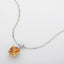 2.1ct Cushion Cut Natural Amethyst/Citrine Gemstone Pendant Necklace