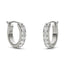 14K/18K 2mm Round Cut Moissanite Diamond Hoop Earrings