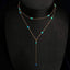 18K Gold Marquise Shape 1.6ct Natural Opal Necklace 25.6"