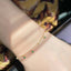 18K Gold Round Cut 0.15ct Natural Emerald Real Diamond Bolo Bracelet