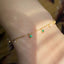 18K Gold Round Cut 0.15ct Natural Emerald Real Diamond Bolo Bracelet