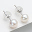 925 Silver 5.5-6mm Natural Freshwater Pearl Earrings