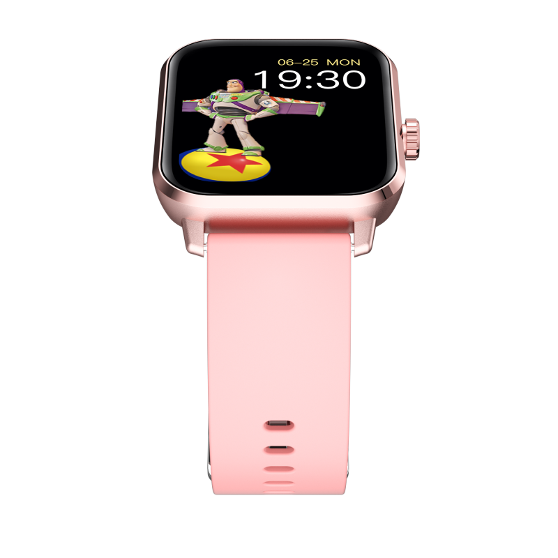 Smart Watch Zinc Alloy Paint 1.69 In HD Square Screen IP67 Waterproof Multifunctional Fashion Watch Silicone Watchband