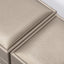 Brushed Leather Straight Edge Right Angle Convex Edge Silk Cloth Jewelry Storage Box Set