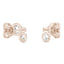 925 Sterling Sliver/14K/18K Gold Round 0.456CTW Moissanite Diamond Stud Earrings