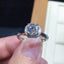 Round Cut 6.5mm 1ct Created Diamond Fashion Ring Adjustable