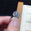 Round Cut 6.5mm 1ct Created Diamond Fashion Ring Adjustable