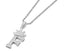 Letter F Initial Pendant Necklace With Rope Chain 24''