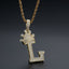 Letter L Initial Pendant Necklace Rope Chain 24inch