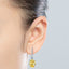 925 Silver 9*11mm Oval Cut Cubic Zirconia Fashion Hook Earrings