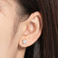 0.5ct/1.0ct Classic Round Cut Moissanite Diamond Stud Earrings