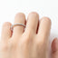 Round Cut 1.5mm Moissanite Diamond Half Eternity Ring