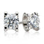 Classic Round Cut Moissanite Diamond Stud Earrings