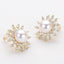 Sun Natural Cultured Freshwater Pearl Stud Earring