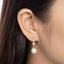 Natural Cultured Freshwater Pearl Drop Earrings