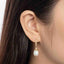 Natural Cultured Freshwater Pearl Drop Hook Earring