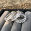 Oval Cut Full Eternity White Created Diamond Ring