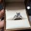 Gorgeous Princess Cut Created Diamond Ring