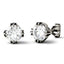 925 Sliver/14K/18K 4.5mm/5.5mm/6.0mm/6.5mm/7.0mm Round Triple Prong Solitaire Stud Earrings