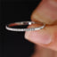 Round Cut Created Diamond Eternity Ring
