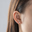Love Heart Cut Moissanite Stud Earrings