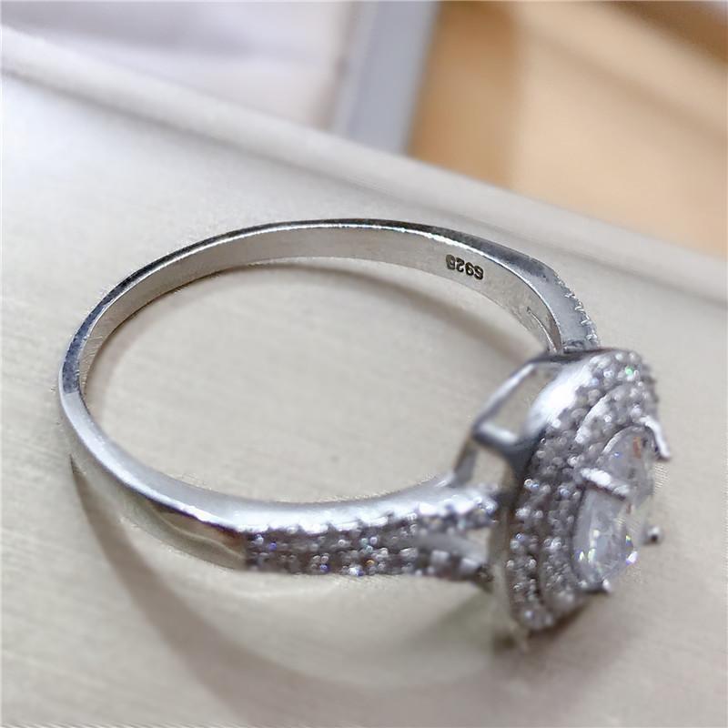 Oval Cut Created Diamond Double Halo Ring