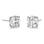 925 Sliver/14K/18K 8.0mm/7.5mm/6.5mm/6mm/5mm/3.75mm Round Solitaire Stud Earrings