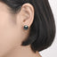 18K Gold Black Tahitian South Sea Cultured Pearl Stud Earrings