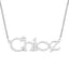 Sterling Silver Custom Made Name Necklace Sterling Silver