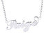 Sterling Silver Name Custom Necklaces With Name