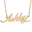 Personalized Initial Nacme Necklaces 18K Gold Plated Jewelry