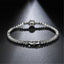 Pearl Classic Round Cut Created White Diamond Bracelet