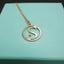 Letter In A Circle Necklace A-Z
