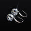 Classic Created White Diamond Drop Earrings