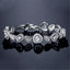 Special Design Halo Heart & Marquise Cut Created Diamond Bracelet