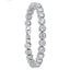 Classic Round Cut Created White Diamond Bracelet