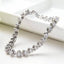 Tennis Sweet Heart Design Created White Diamond Bracelet