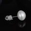 Elegant Single Pearl Knot Stud Earrings