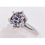 3CT Six Prong Created White Diamond Solitaire Ring