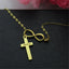 Infinity Cross Necklace Sterling Silver Name Custom Pendants