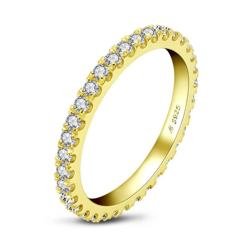 Infinity Created White Diamond Eternity Ring