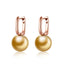 18K Rose Gold Southsea Gold Pearl Earring