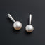 Natural Freshwater White Pearl Earrings