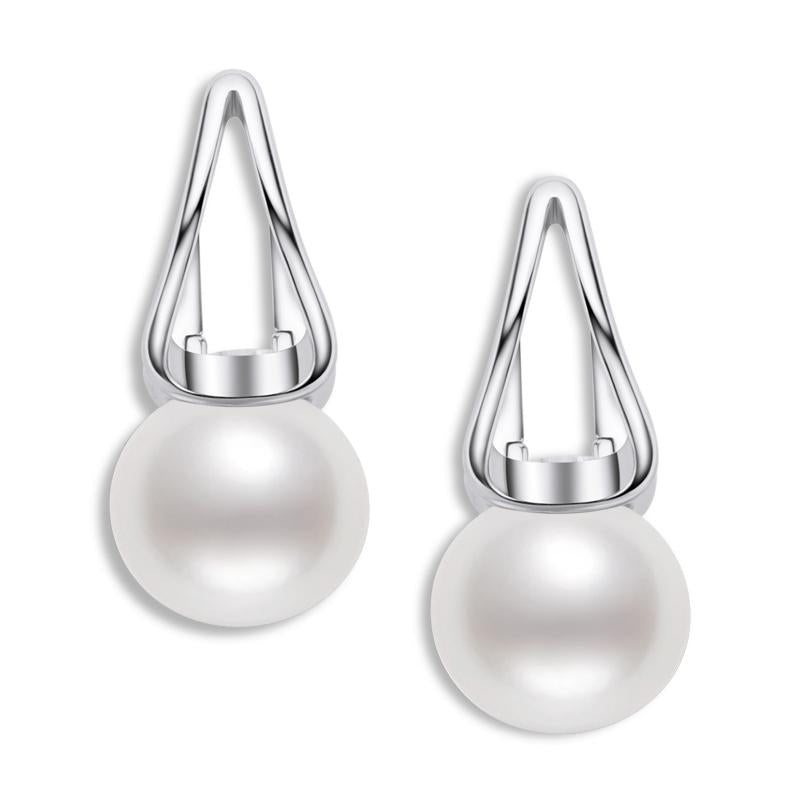 Fashion Natural Freshwater Pearl Hook Earring