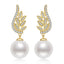 Luxury 9.5-10mm Freshwater Pearl Drop Earrings