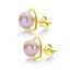925 Sterling Silver Fresh Pearl Stud Earrings